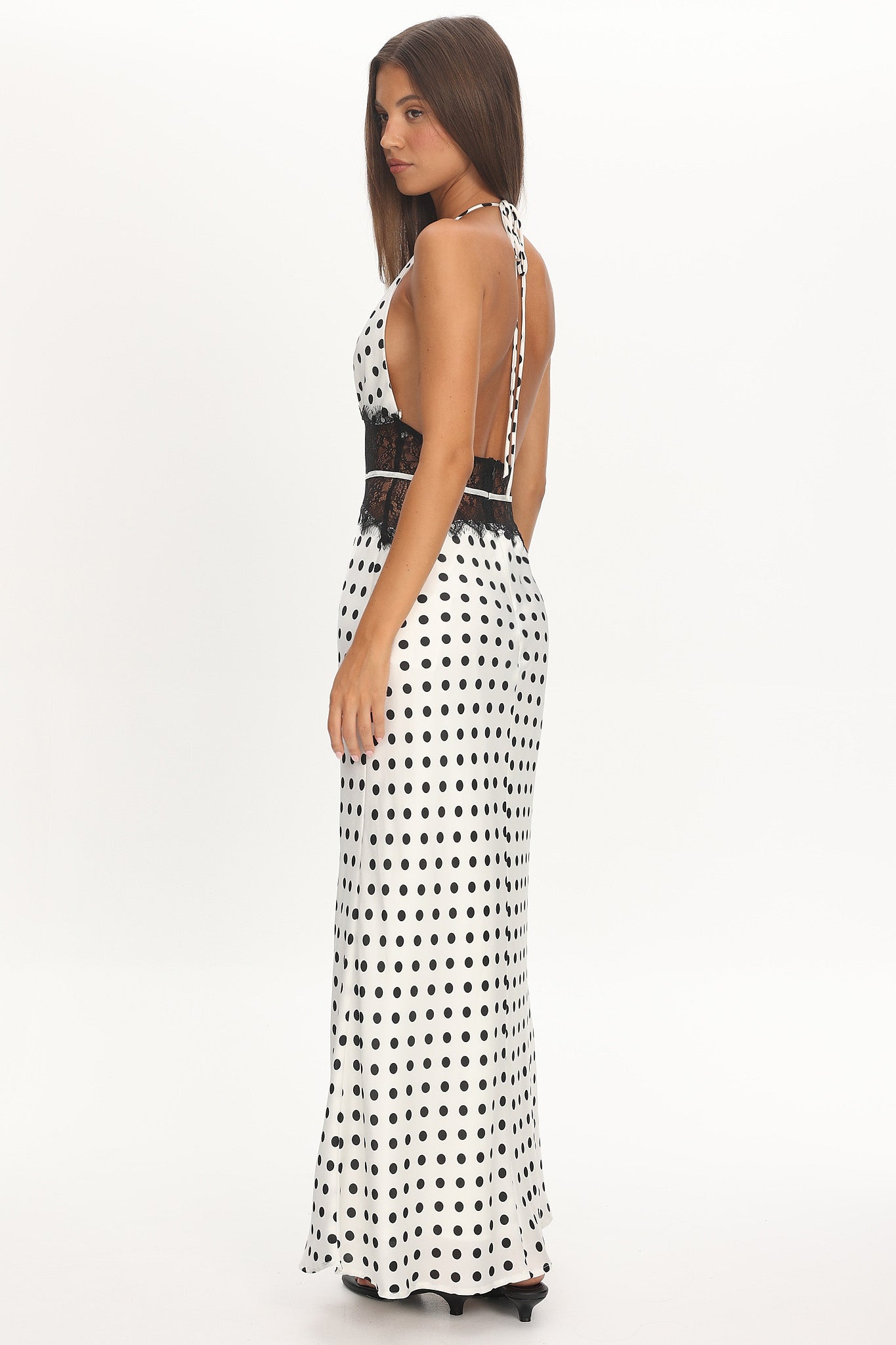 Tarly Polka Dot Maxi Dress Polka
