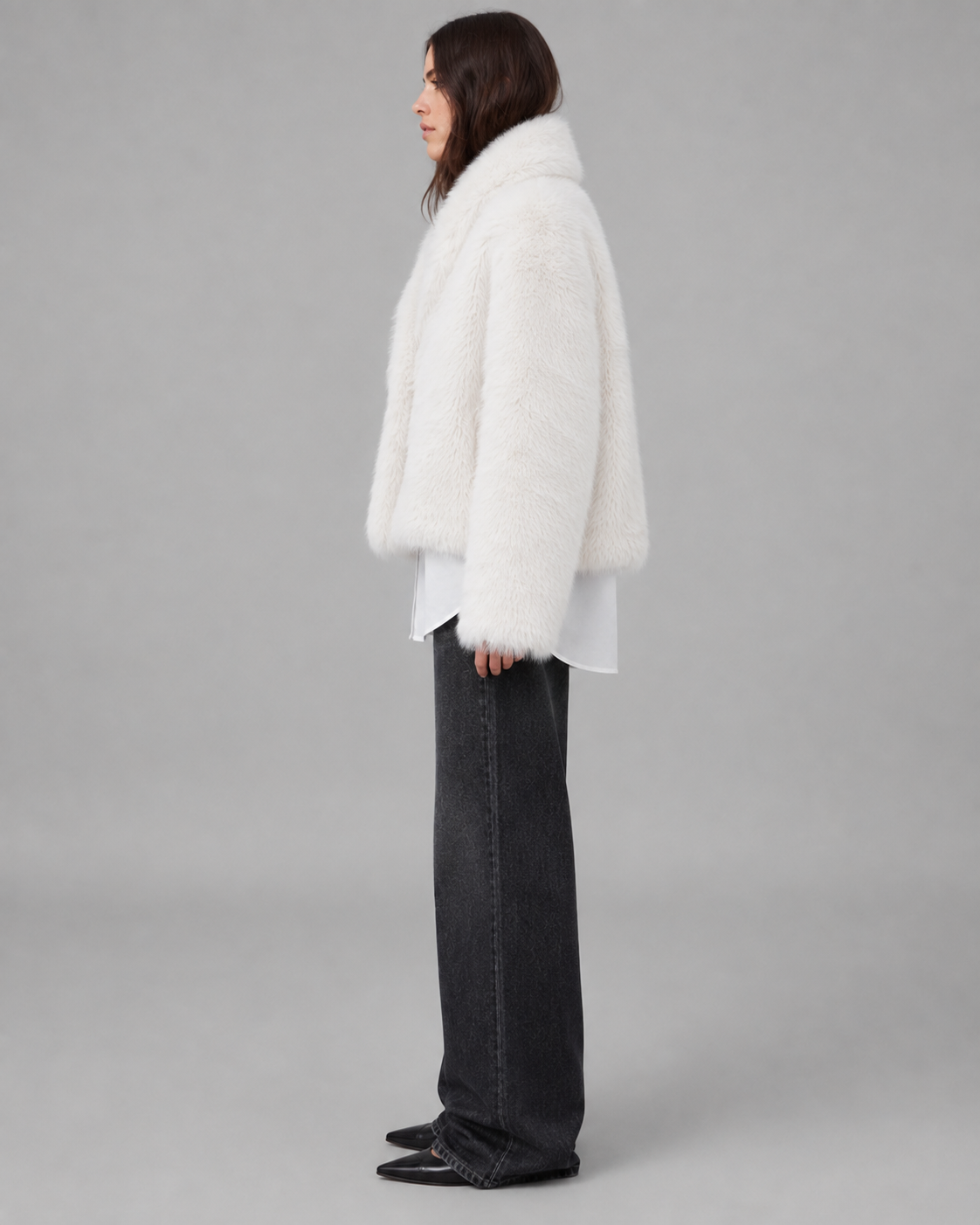Ella | Short Faux Fur Jacket