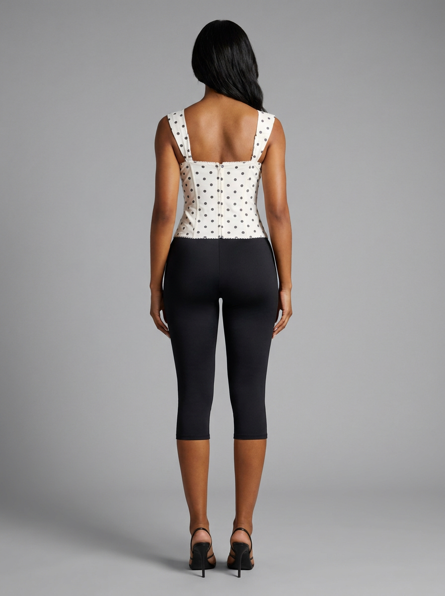 Vivienne Polka Dot Corset Top