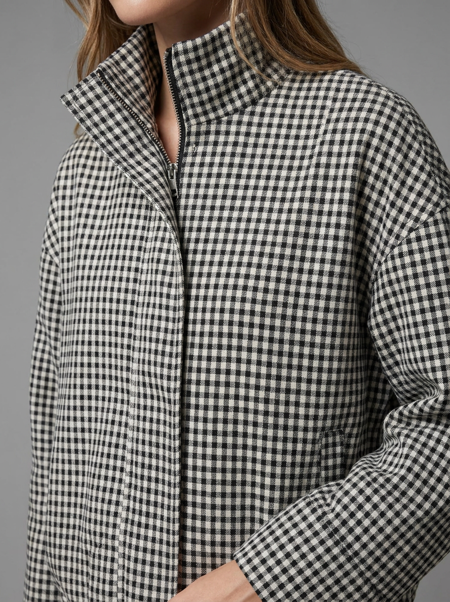 Marlene Gingham Jacket