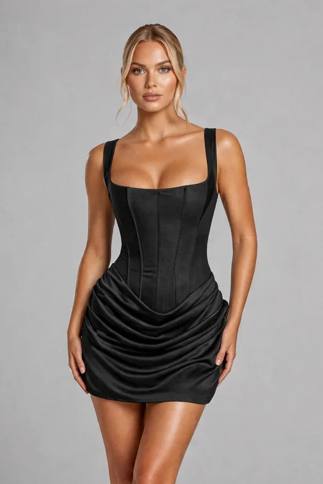 Daphné Mini Dress Brown