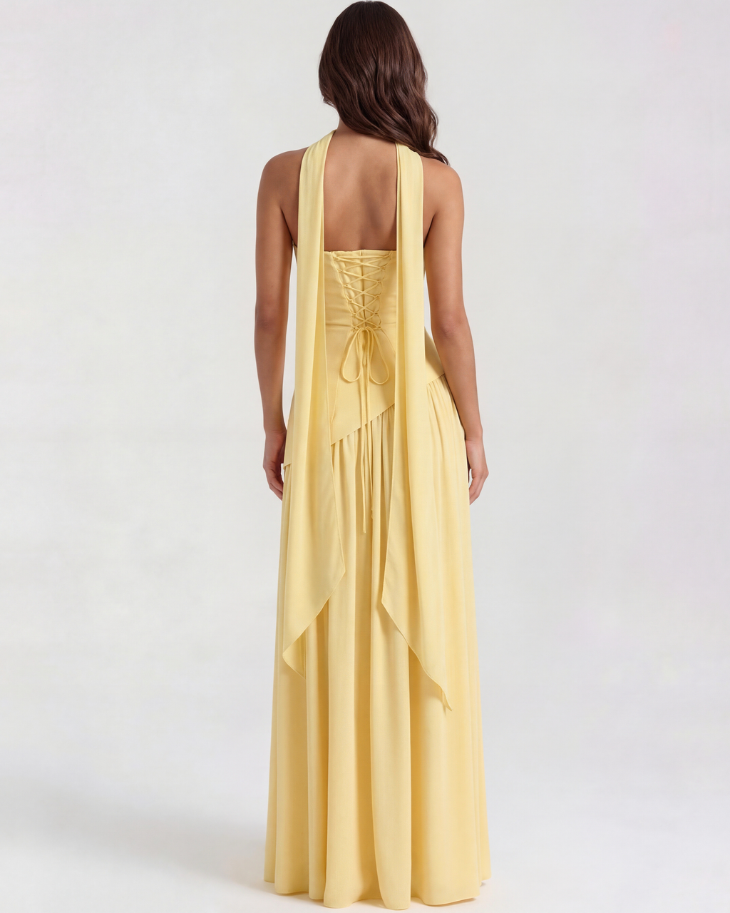 Serena Butter Yellow Maxi Dress