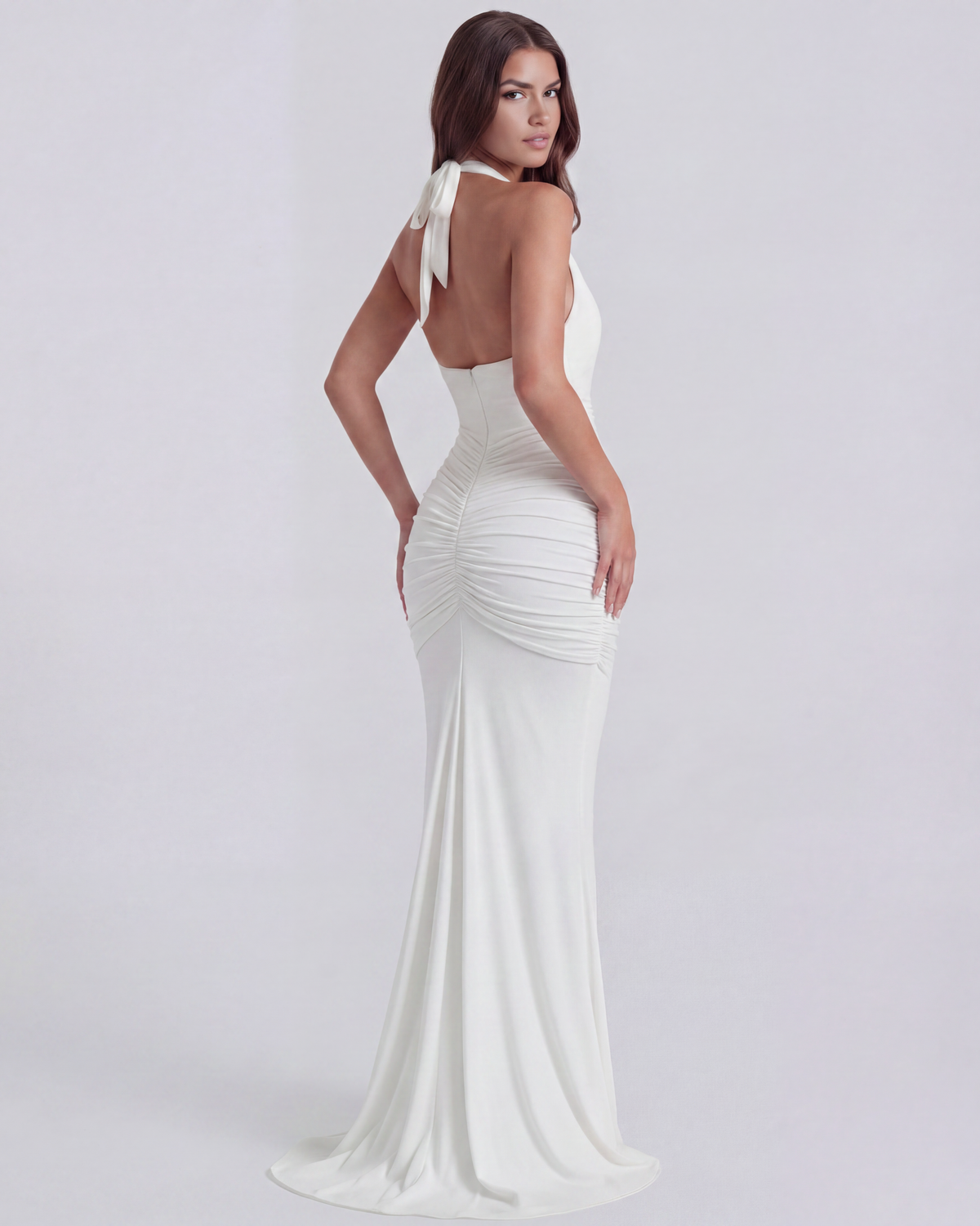 Ariel White Maxi Dress