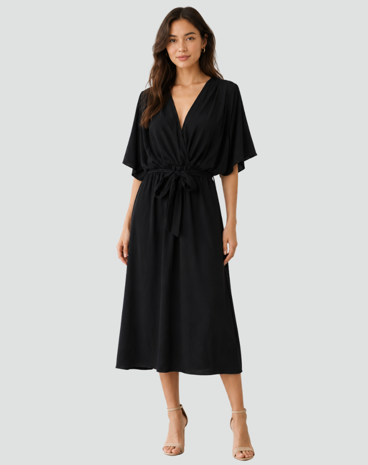 Juliette Wrap Midi Dress
