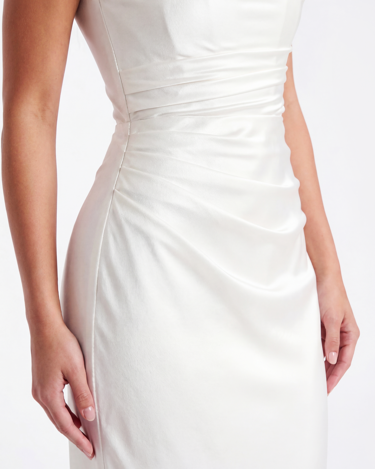 Adrienne White Maxi Dress