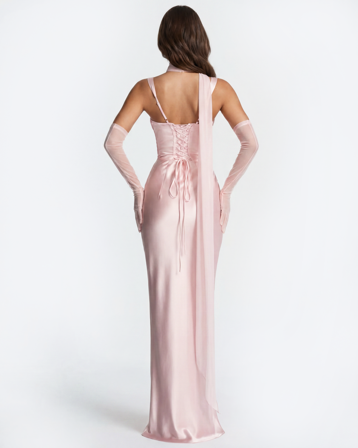 Adrienne Pink Maxi Dress