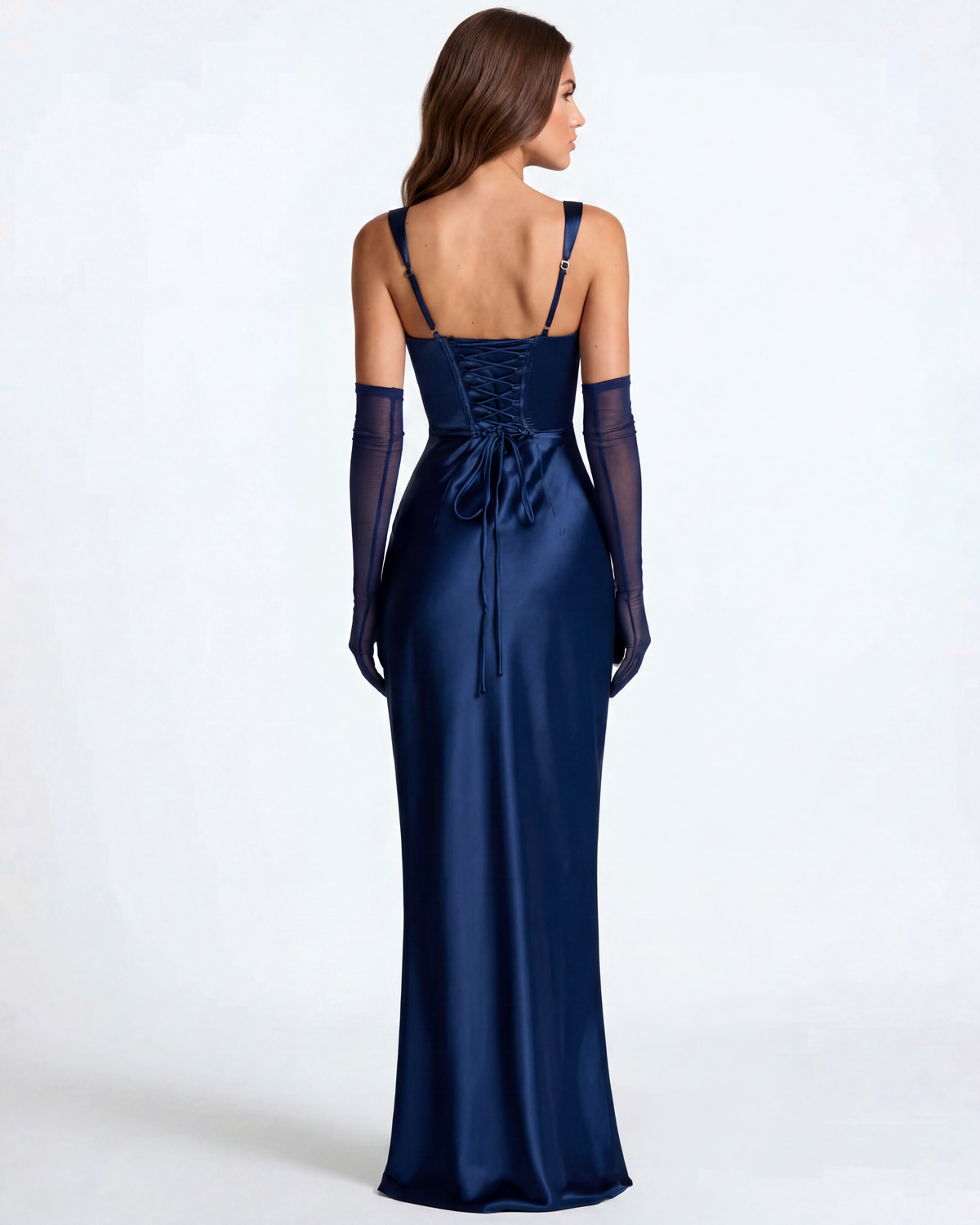 Adrienne Blue Maxi Dress