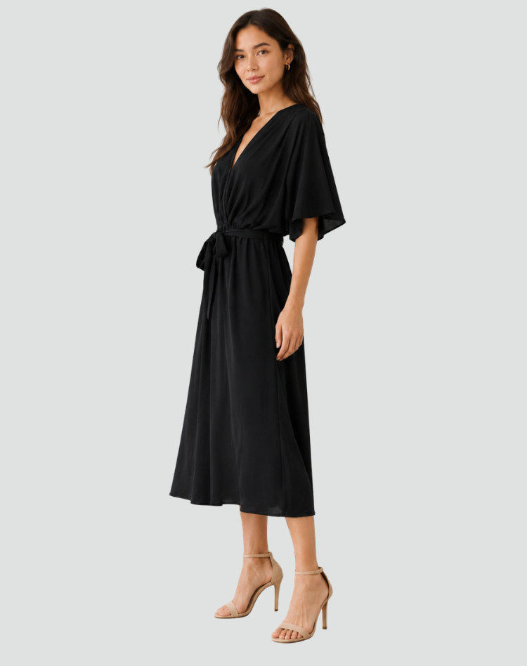 Juliette Wrap Midi Dress