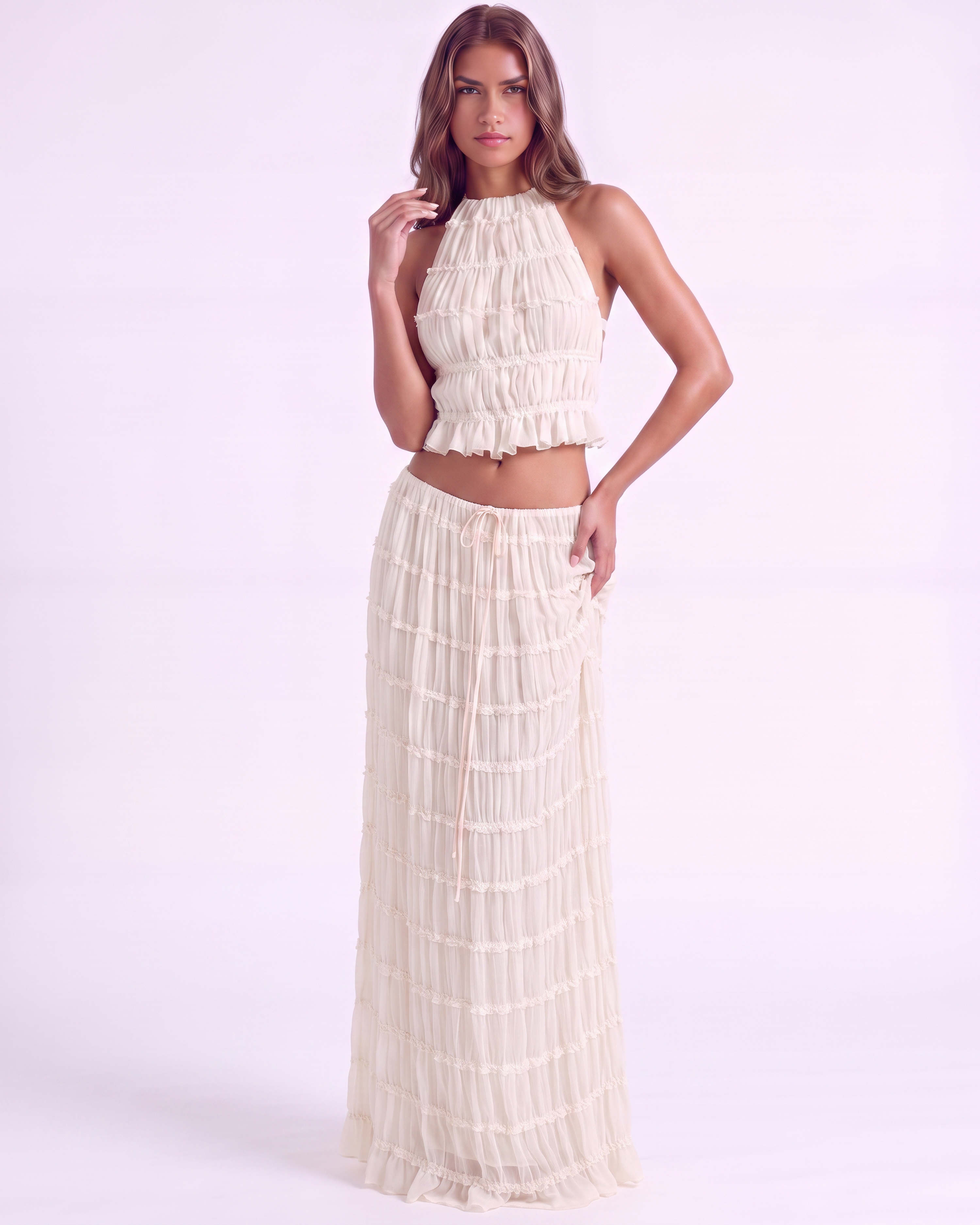 Soleil Two Piece Maxi Dress