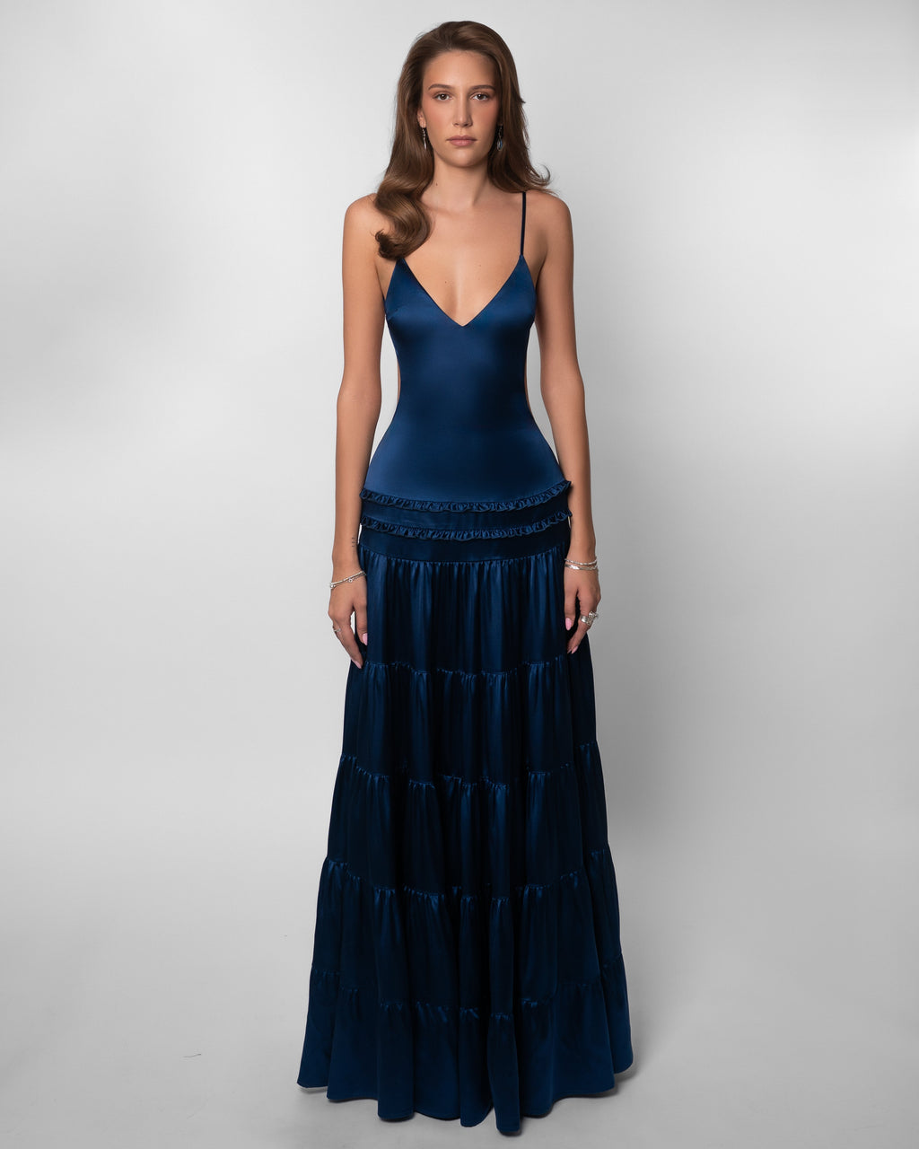 Raven Open-Back Maxi Dress