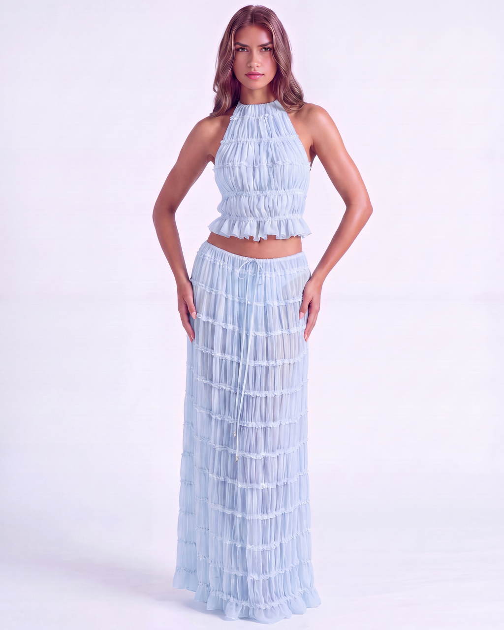 Soleil Two Piece Maxi Dress