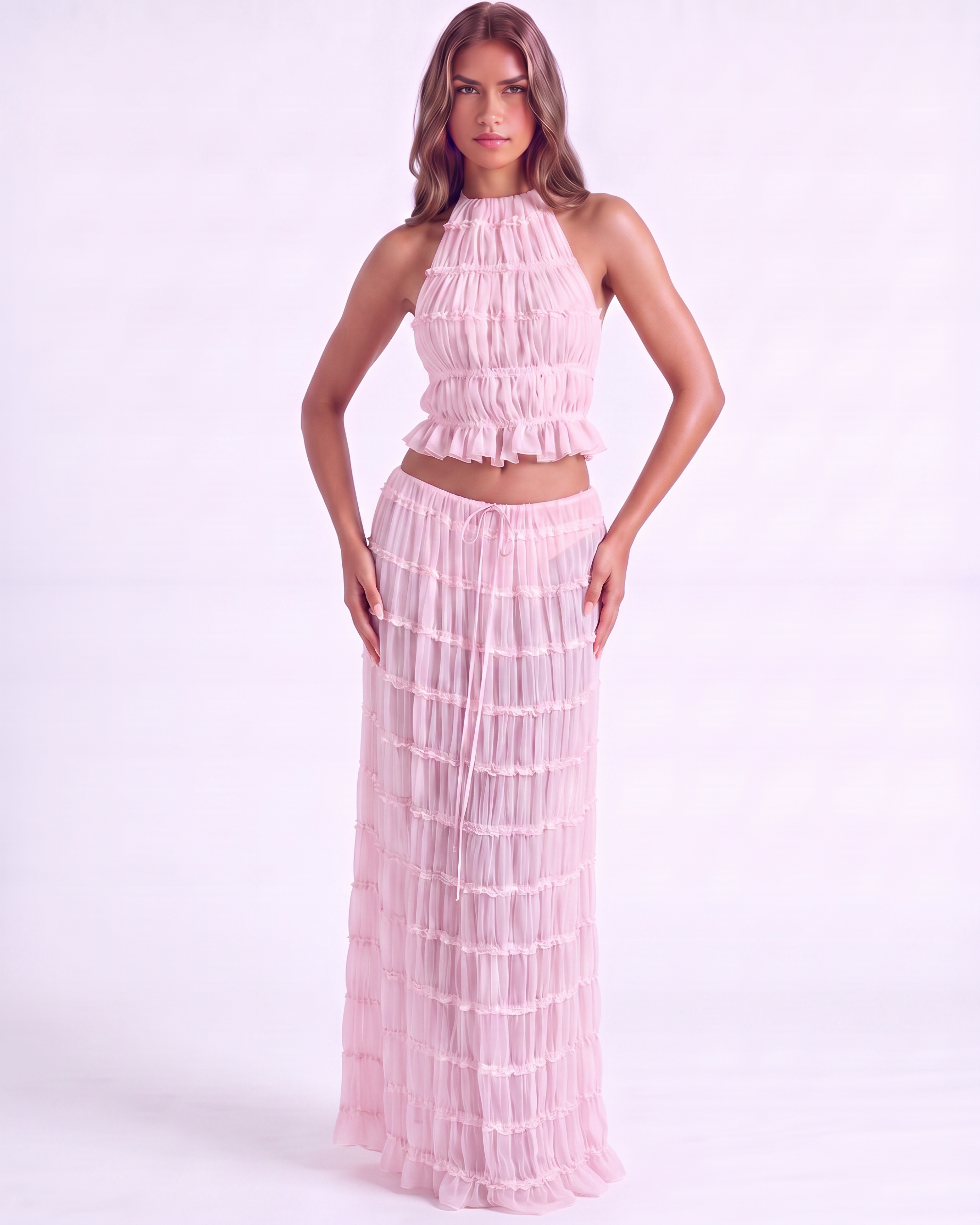 Soleil Two Piece Maxi Dress