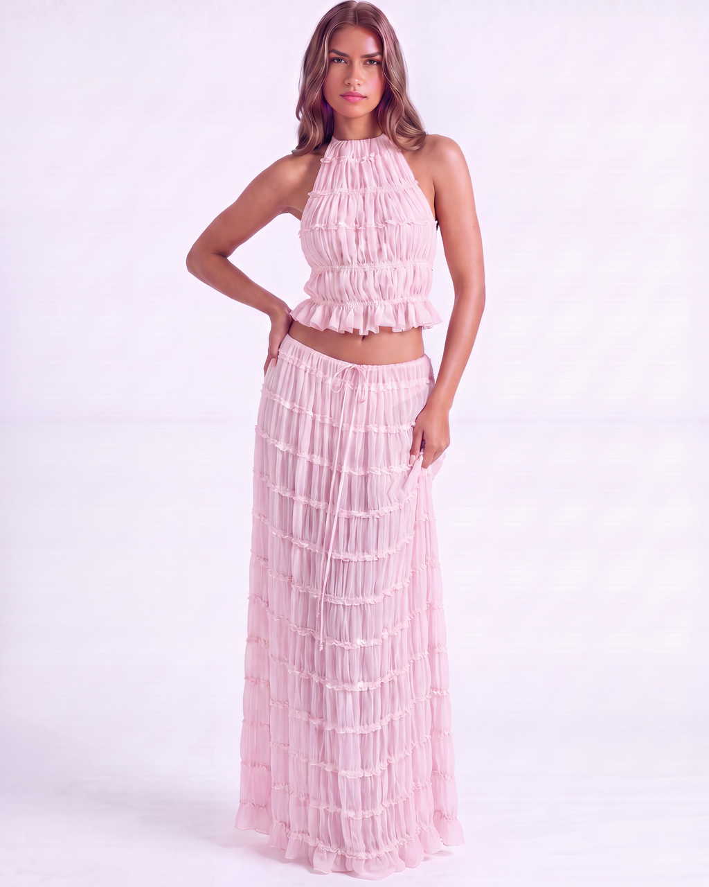 Soleil Two Piece Maxi Dress