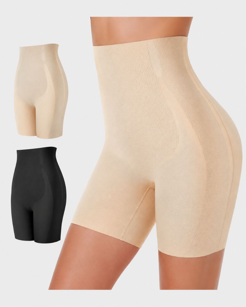 High-Waist Seamless Tummy Control Shaper Shorts