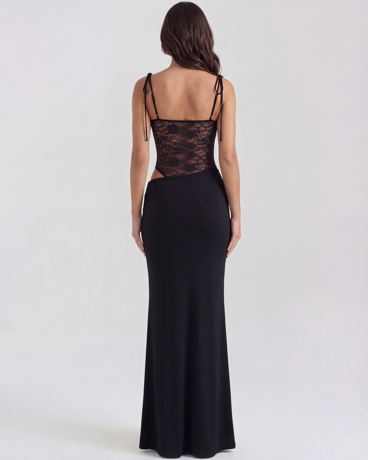 Valeria Black Maxi Dress