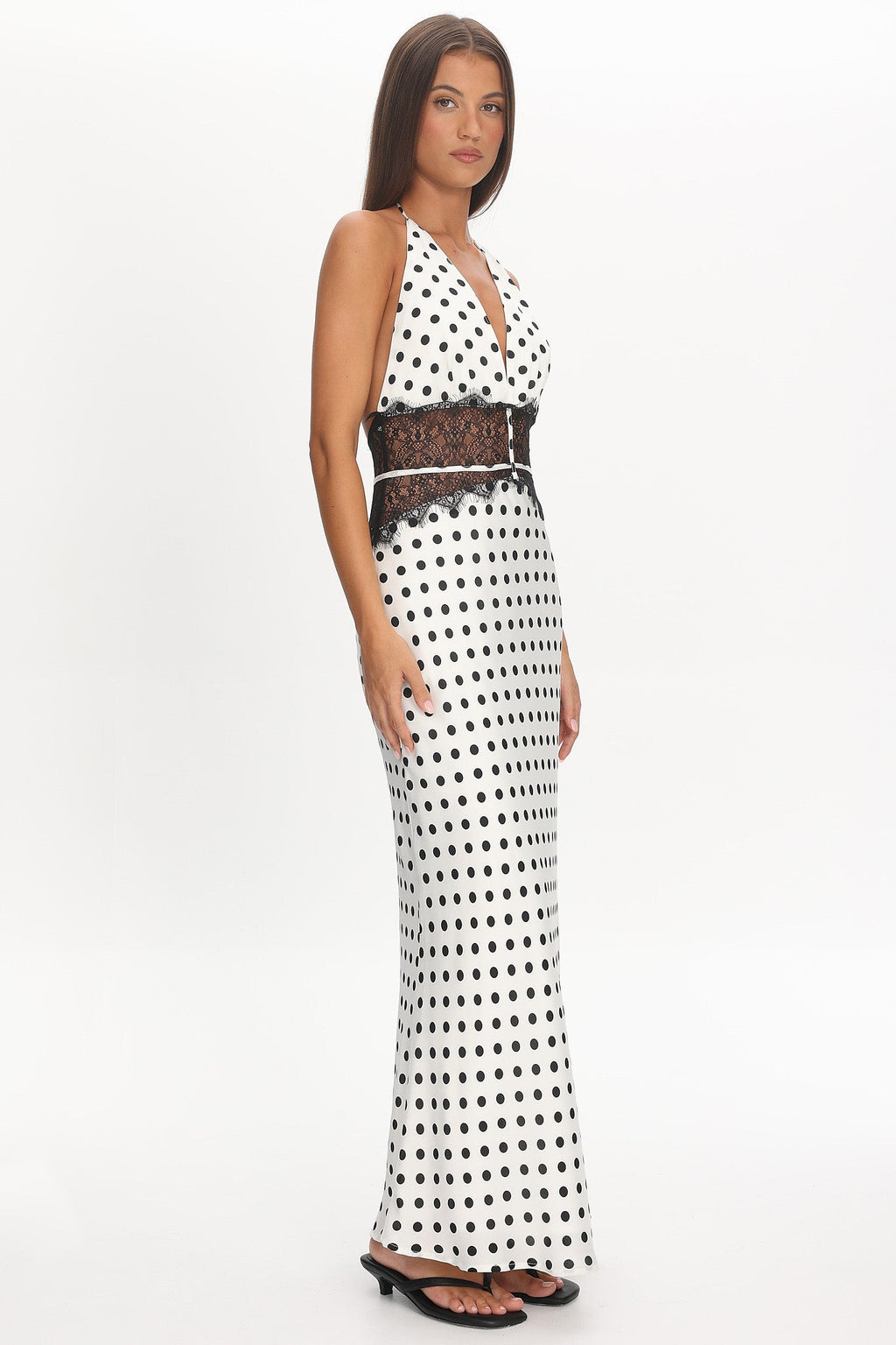 Tarly Polka Dot Maxi Dress Polka