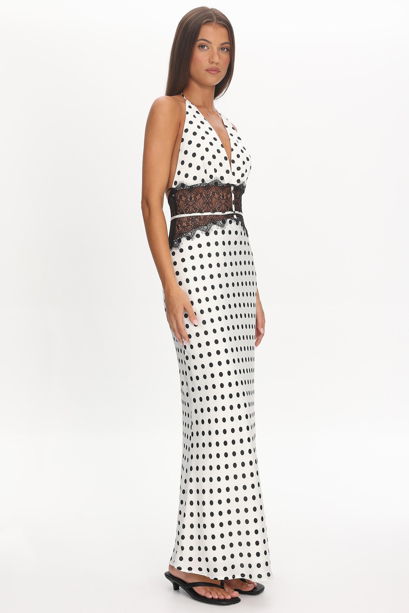 Tarly Polka Dot Maxi Dress Polka