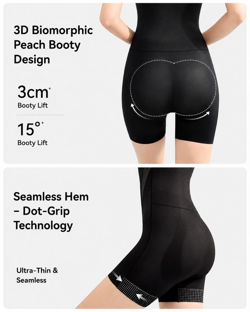 Cooling Tummy Control Butt-Lift Shapewear Bodysuit