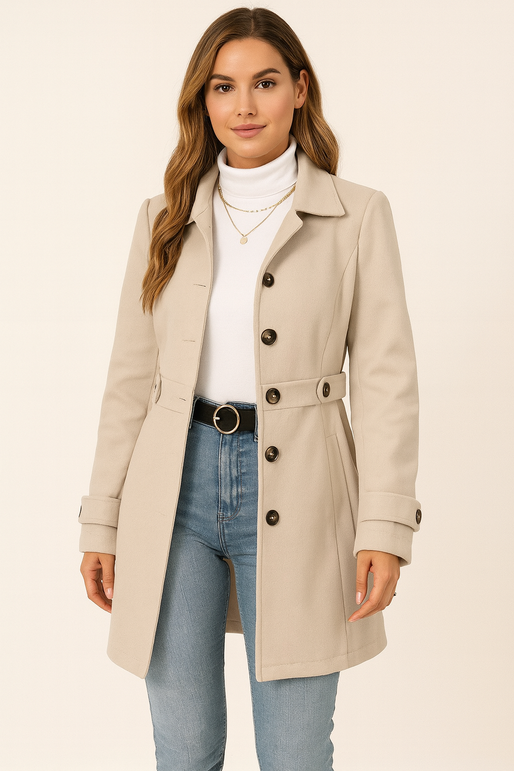 Camille Belted Trench Coat