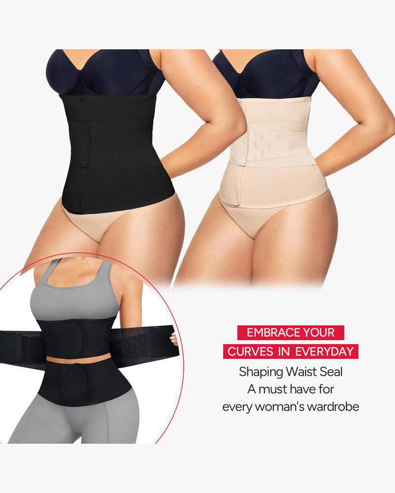 Women’s Triple-Belt Waist Trainer – Adjustable Compression Shapewear for Workout & Daily Support