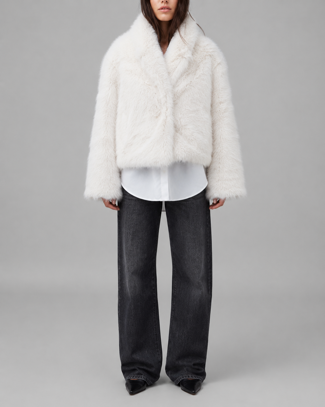 Ella | Short Faux Fur Jacket