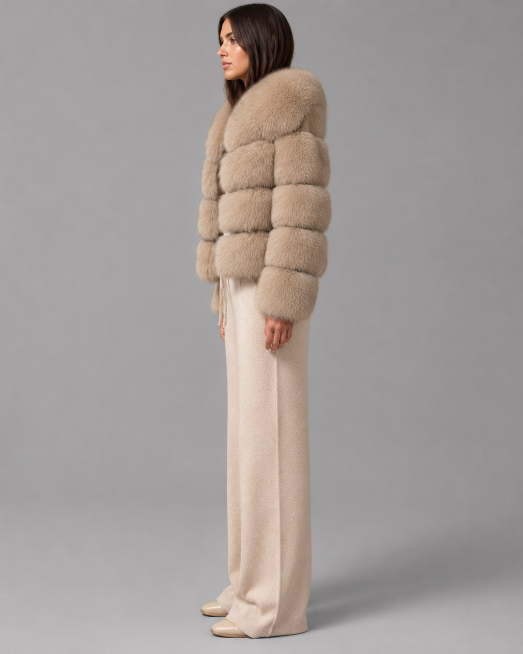 Montana | Cropped Fox Fur Coat