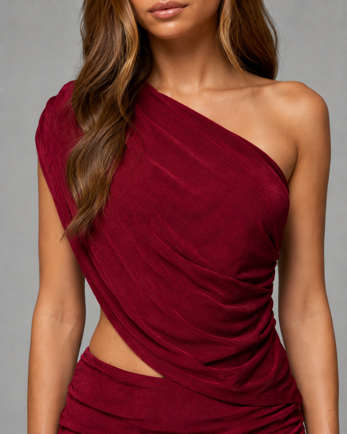 Fiora | One-Shoulder Cut-Out Mini Dress