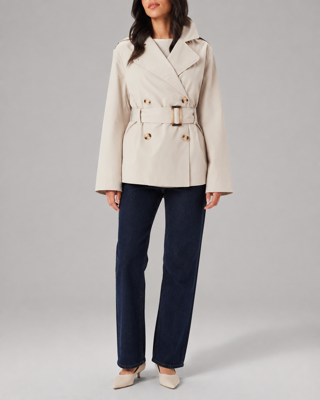 Camille Short Trench Coat