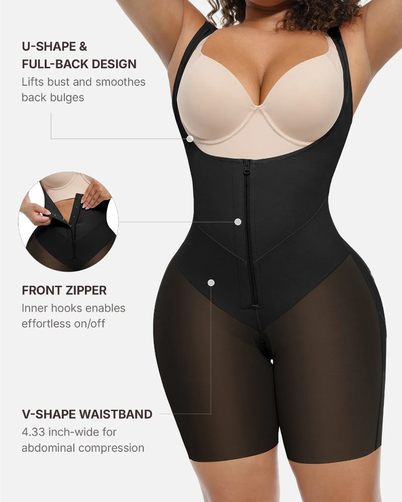 U-Shaped Tummy Control Butt Lift Shaper Bodysuit