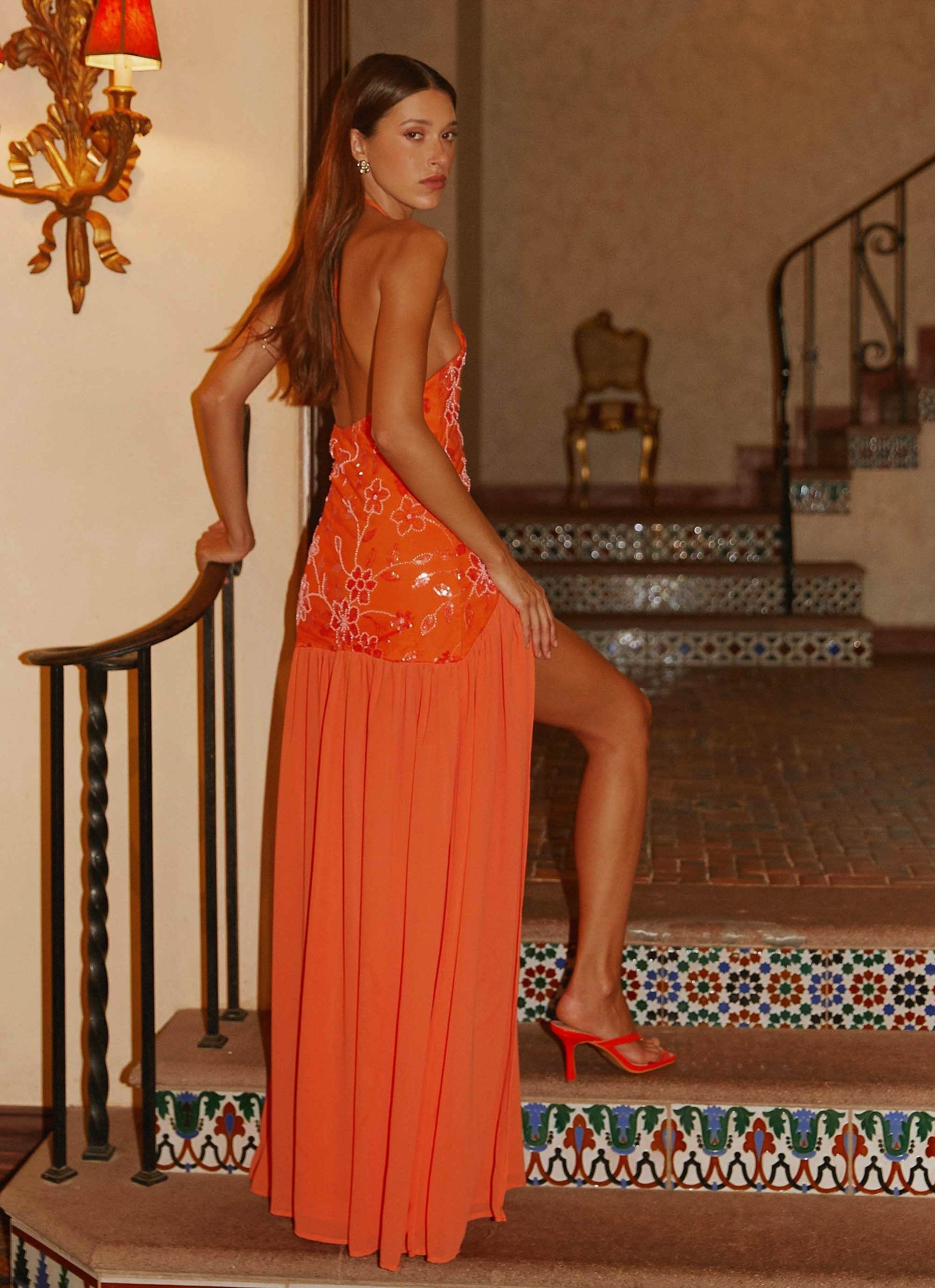 Janelle Beaded Maxi Dress