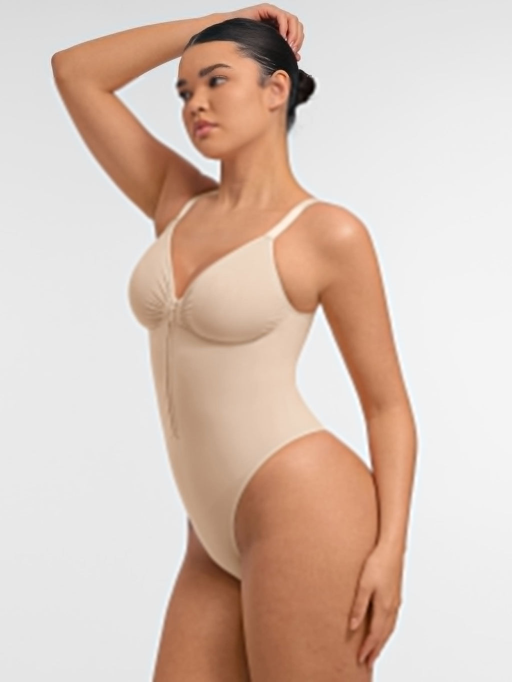Tummy Control Seamless Zipper Shaping Bodysuit