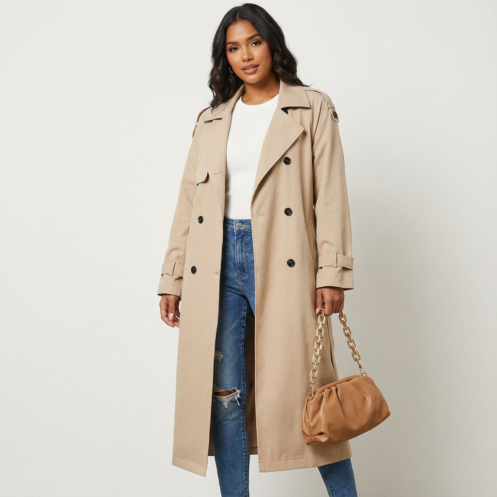 Aurelia Long Trench Coat