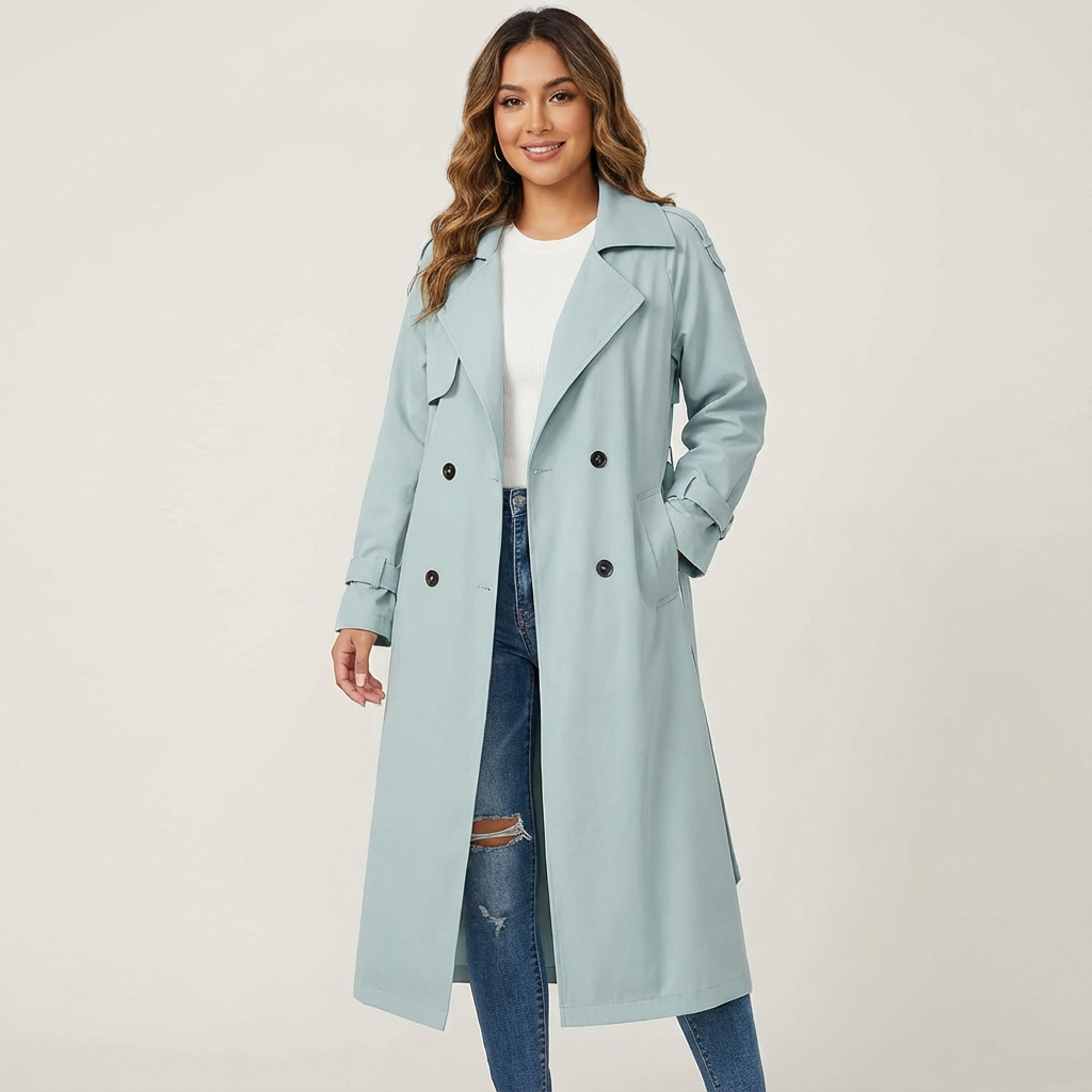 Aurelia Long Trench Coat