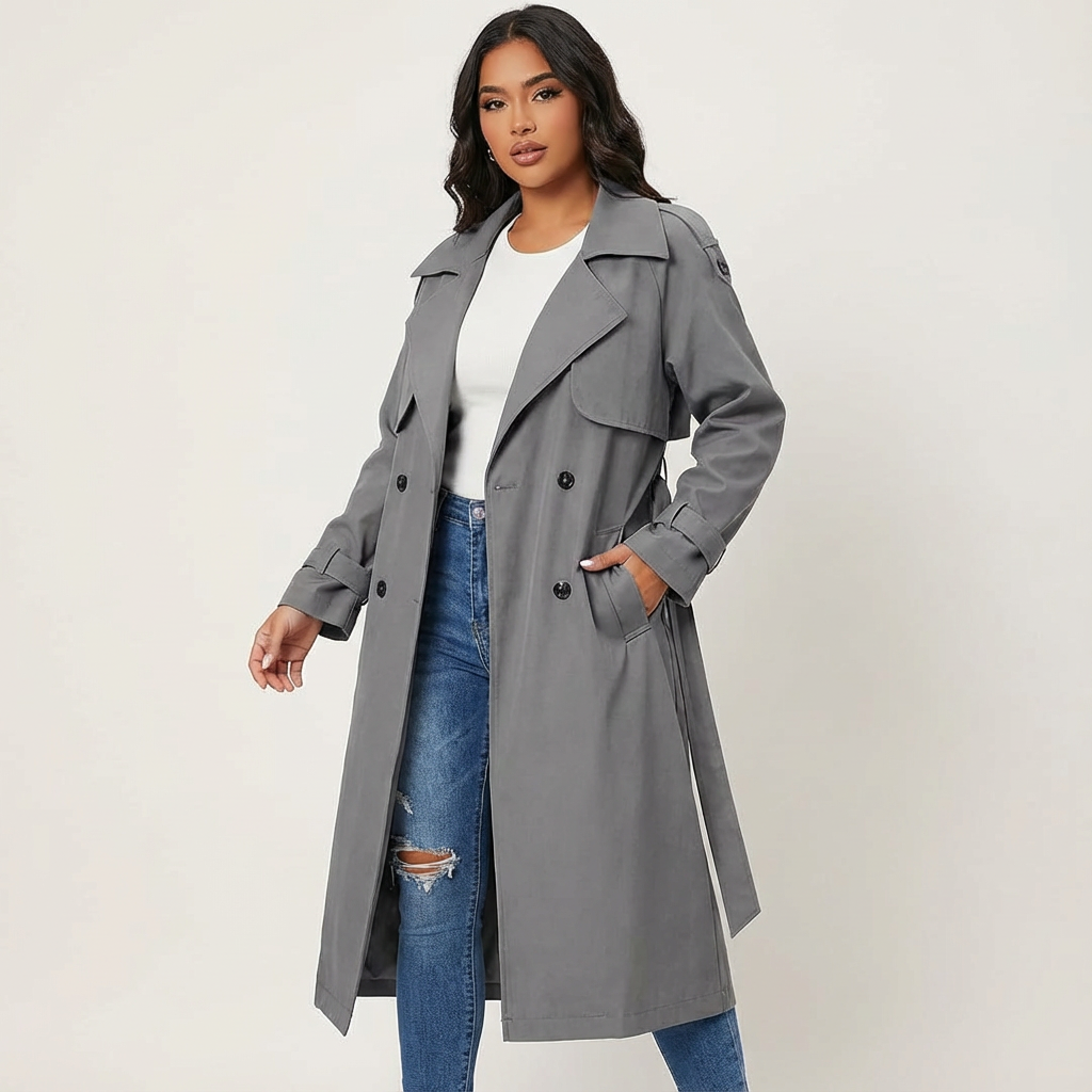Aurelia Long Trench Coat