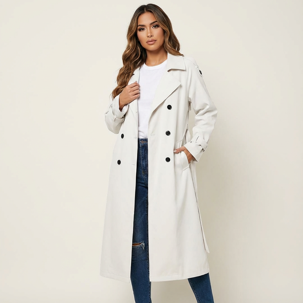 Aurelia Long Trench Coat