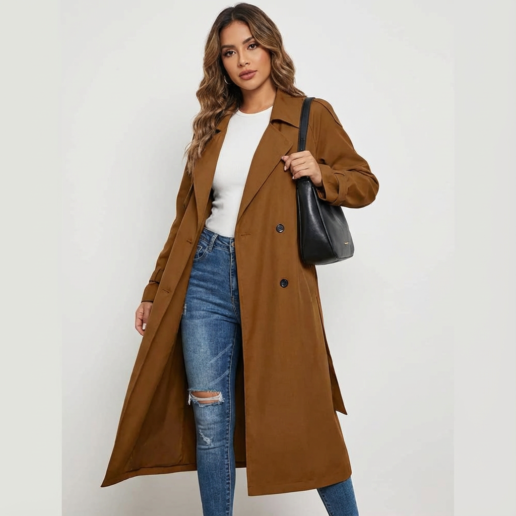 Aurelia Long Trench Coat