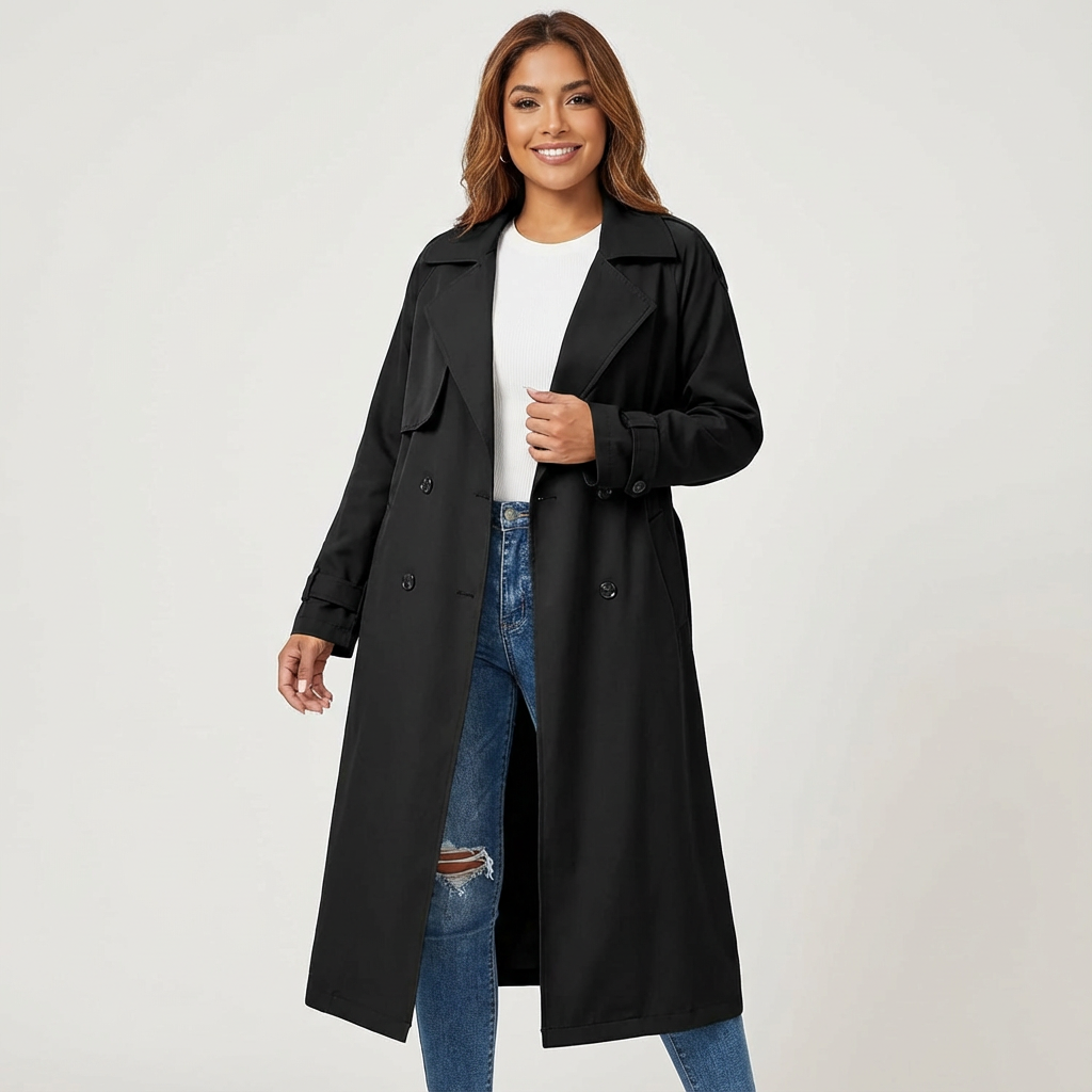 Aurelia Long Trench Coat