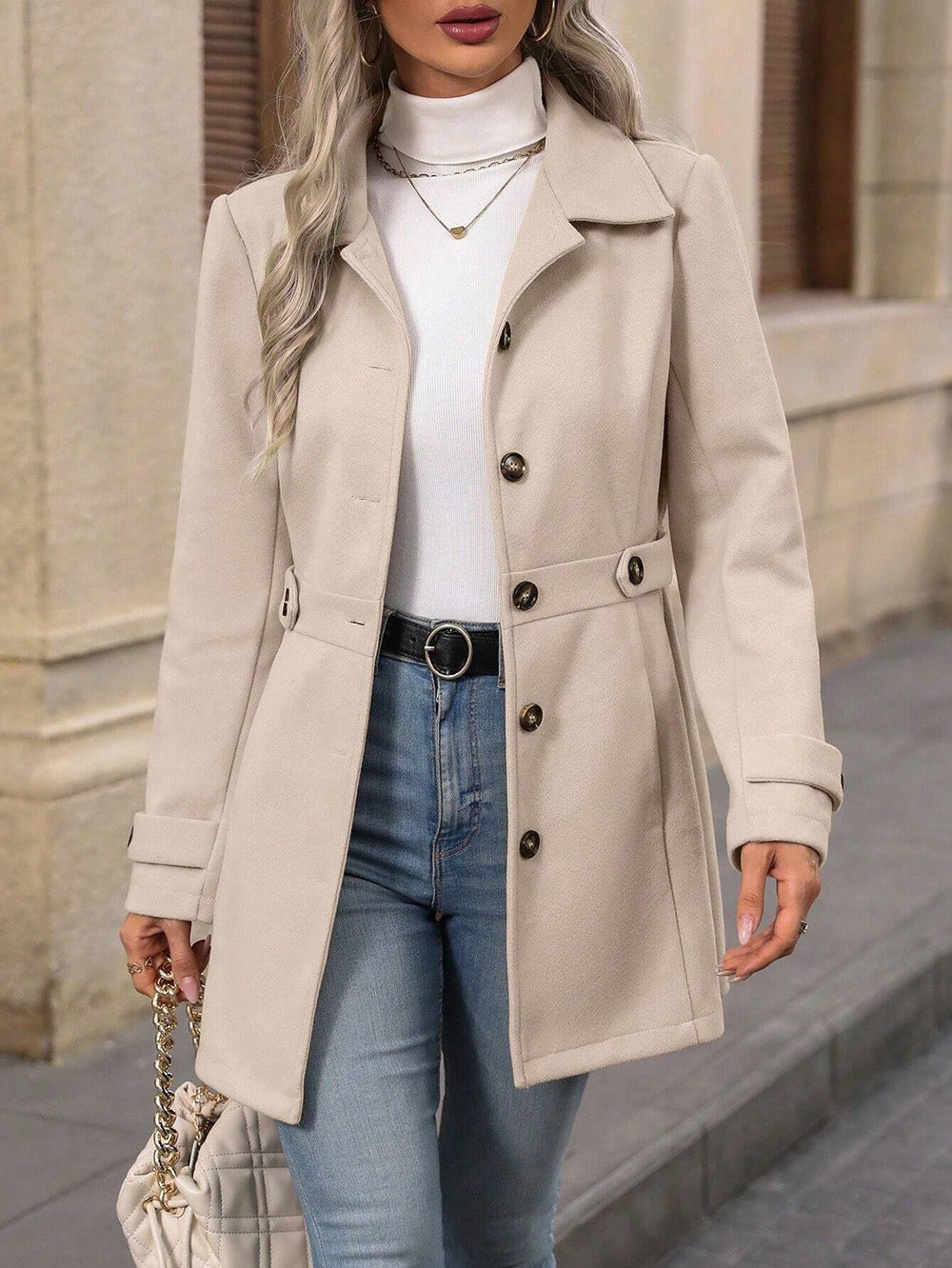 Camille Belted Trench Coat