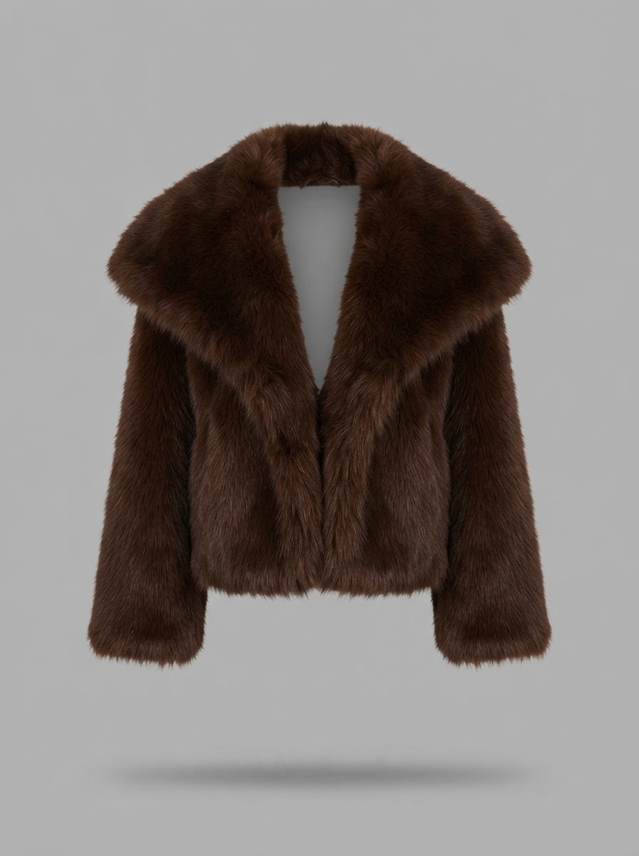 Ella | Short Faux Fur Jacket