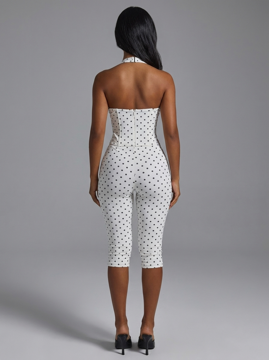 Sandra Jumpsuit Polka Dot