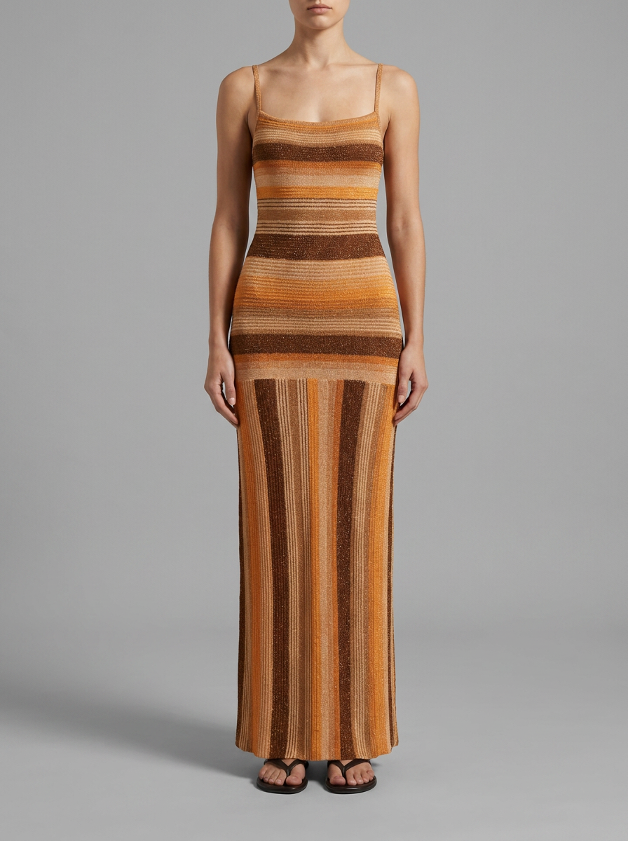 Lina Heat Knit Maxi Dress