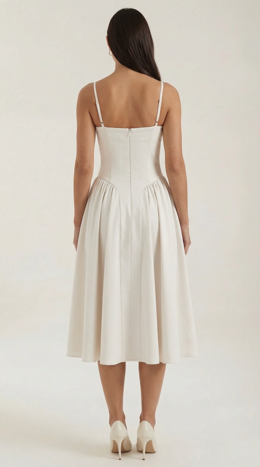 Ulva Floral Corset Midi Dress