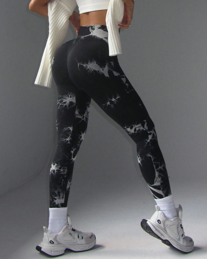 Wide Waistband Sports Leggings