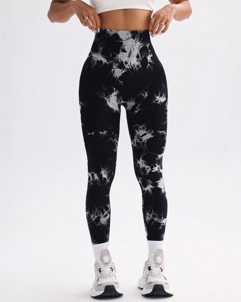 Wide Waistband Sports Leggings