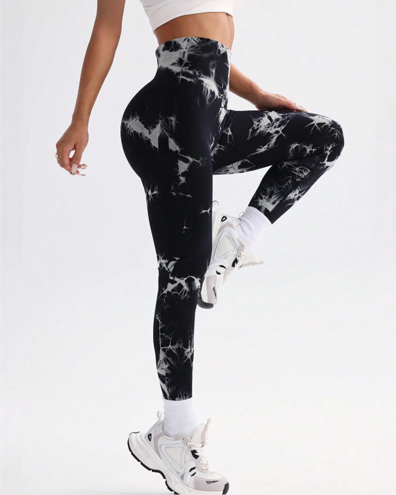 Wide Waistband Sports Leggings