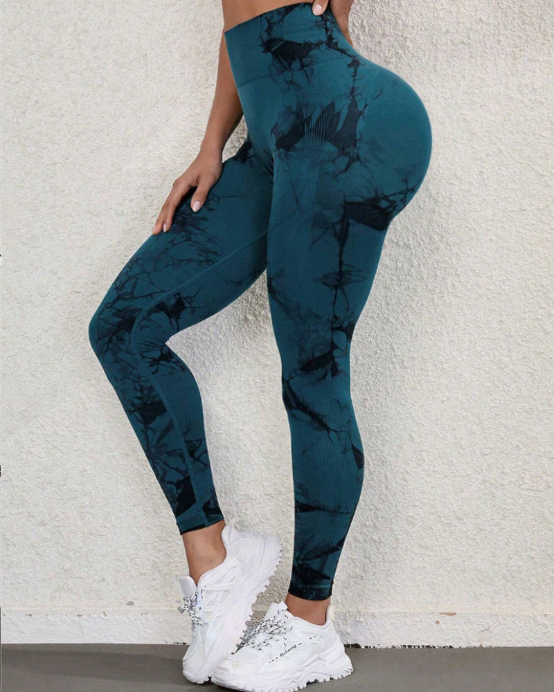 Wide Waistband Sports Leggings