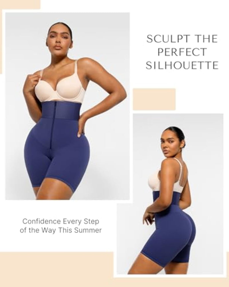 Women High Waist Leggings Tummy Control ElasticFuse Waistband Shaping Leggings Waist Trainer Yoga Pants